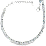 Collar de Tenis Plata con Circonia