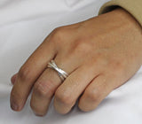 Anillo de Plata Envuelto 3 Aros 12