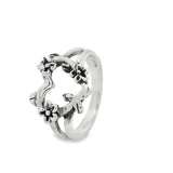 Anillo De Corazón Pavonado 7