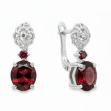 Arracada Sofía de Granate