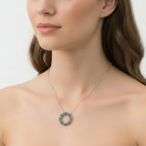 Collar Margarita De London Blue Topaz