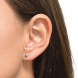 Aretes De Oro Bola #1