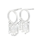Arete de Plata con Ciconia de Circulo