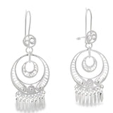 Arete Luna Plateada