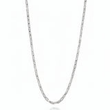 Cadena De Plata Eslabón Martillada