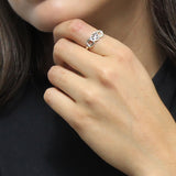 Anillo Infinito Corazon de Plata