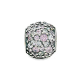 Charm con Circonias Rosa