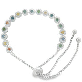 Pulsera De Piedra Natural Turmalina Con Circonia