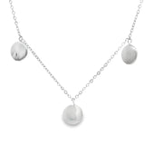 Pulsera con 3 Circulos de Plata Lisa