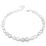 Pulsera Infinito con Circonia