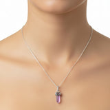 Collar Cuarzo Con Circonia Blanco
