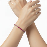 Pulsera Peonía de Rubí