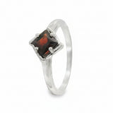 Anillo Piedra Natural Granate