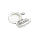 Dije Relicario Ovalado De Plata Lisa