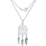 Collar Atrapasueños De Plata