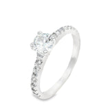 Anillo Solitario de Circonia 7