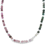 Collar de Plata con Piedras Tourmalinas