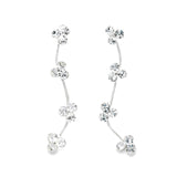 Arete Trepador 4 treboles Negro