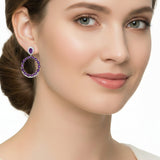 Arete Begonia de Amatista