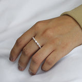 Anillo Churumbela de Circonia con Círculos 5