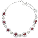 Pulsera Piedras Preciosas Rubi