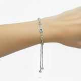 Pulsera Clavel de Zafiro Multicolor Multi Zafiro