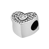 Charm Corazón Con Circonia