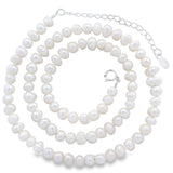 Collar de Plata con Perlas