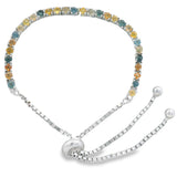 Pulsera Narciso de Zafiro Multicolor Multi Zafiro