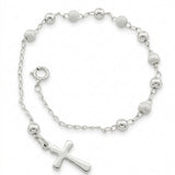 Pulsera de Plata tipo Rosario