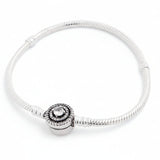 Pulsera Para Dijes Con Broche De Circonias