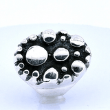 Anillo De Plata Círculos