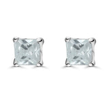Arete Cuadrado de Cristal