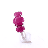 Anillo De Plata Con Piedras Preciosas
