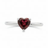 Anillo Dalia de Granate