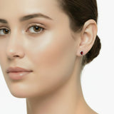 Arete Granate Ovalado