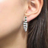 Aretes Laurel con Circonia
