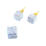 Juego Cuadro Cristal De Plata