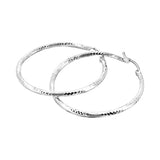 Arracadas De Plata 3.9 CM