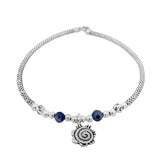 Pulsera Semirrígida Con Dije De Flor 5cm