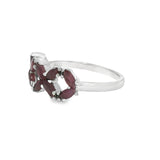 Anillo de Aros de Piedra Natural Zafiro / 6