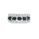 Anillo de Piedras Preciosas con Circonia Zafiro / 6