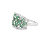 Anillo de Piedras Preciosas con Circonia Zafiro / 6