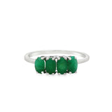 Anillo Esmeralda Gema Del Mar Esmeralda / 6