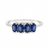 Anillo Zafiro Gema Del Mar