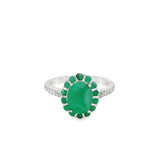 Anillo Ovalado Esmeralda Esmeralda / 6