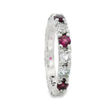 Anillo Churumbela Celestial Rodolita