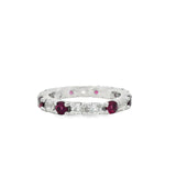 Anillo Churumbela Celestial Rodolita Rodolita / 6