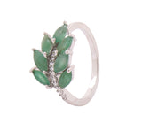 Anillo Peonía de Esmeralda