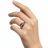 Anillo Peonía de Rubí
